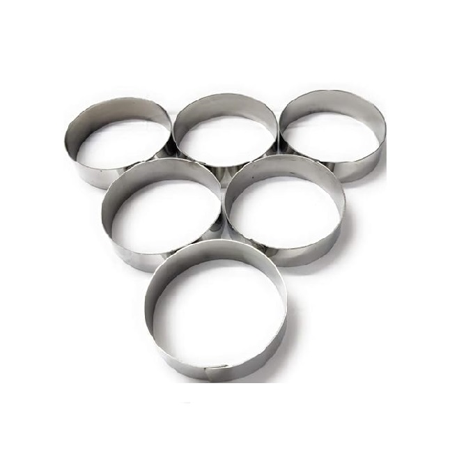 Stainless Steel Baking Ring for Burger | Buns Ring | 1 Inches Height