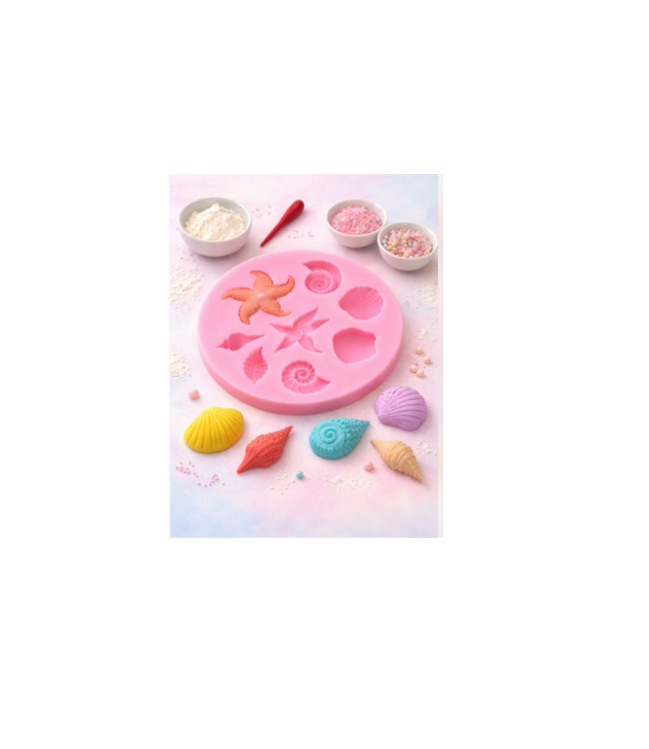 Silicone Sea Fondant Moulds | Silicone Sea Fondant Molds | Sea Shells Moulds