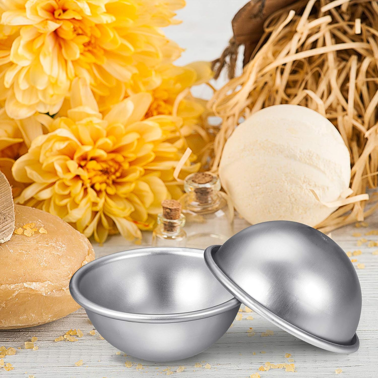 Aluminum Bath Bomb Moulds