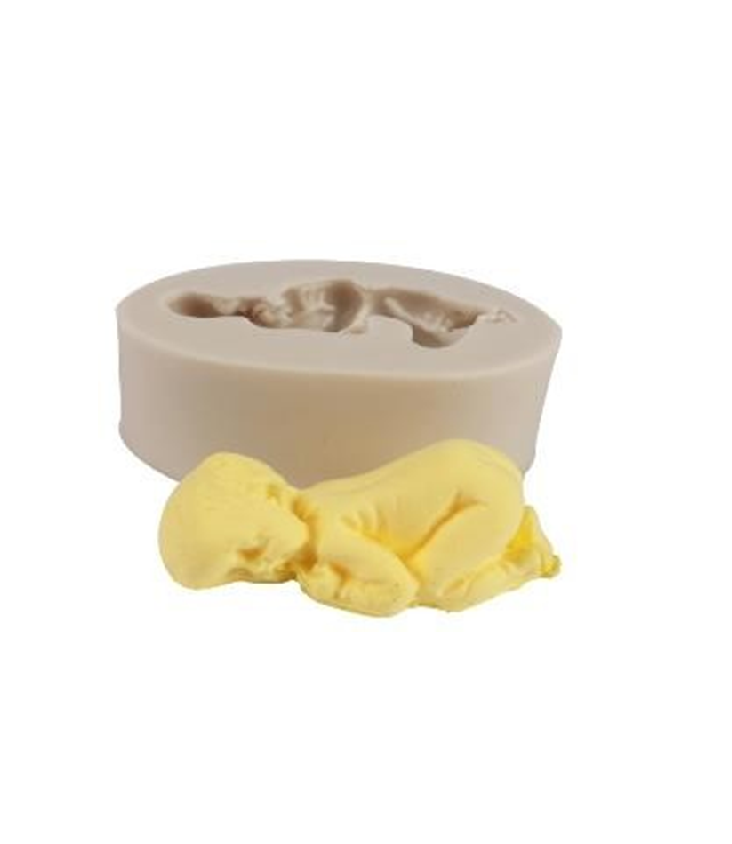 Silicone Sleeping Baby Fondant Moulds | Silicone Baby Fondant Molds |  Sleeping Baby
