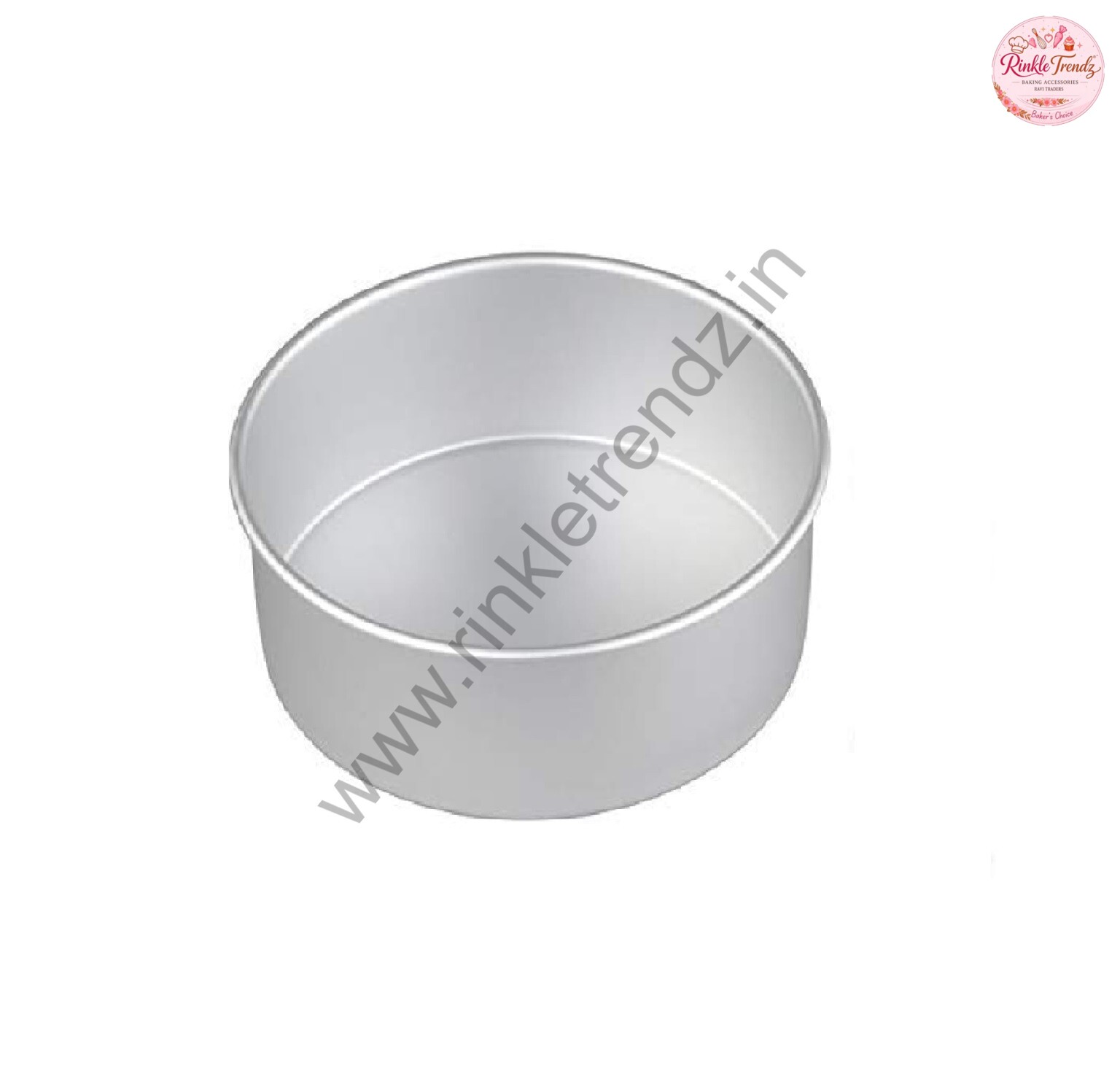 Aluminum Round Cake Tin | Cake Pan | Cake Mould - 2 Inches Height