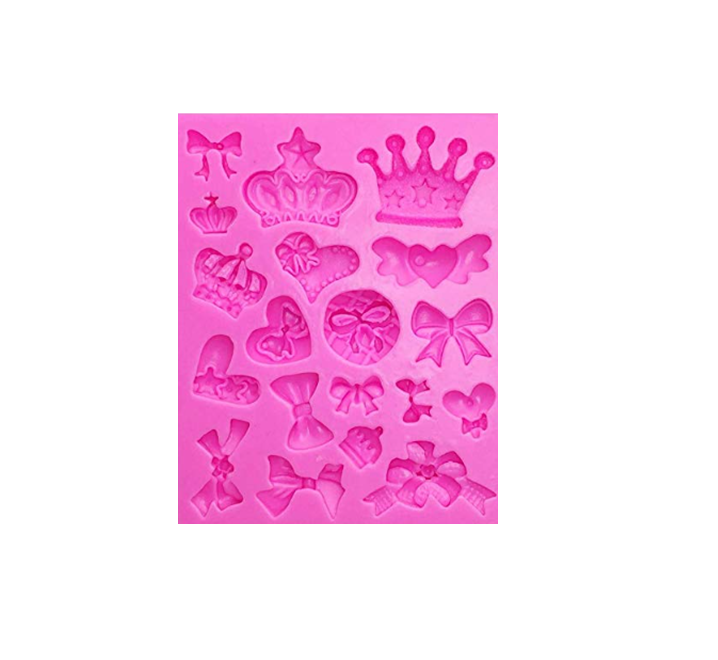 Crown | Bow | Fondant Moulds | Silicone Fondant Molds |