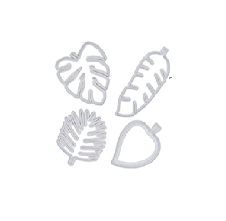 Tropical Leaf Fondant Cutters | Biscuit Cutter | Fondant Sugar Paste Cutter | Tropical Leaf Cutter