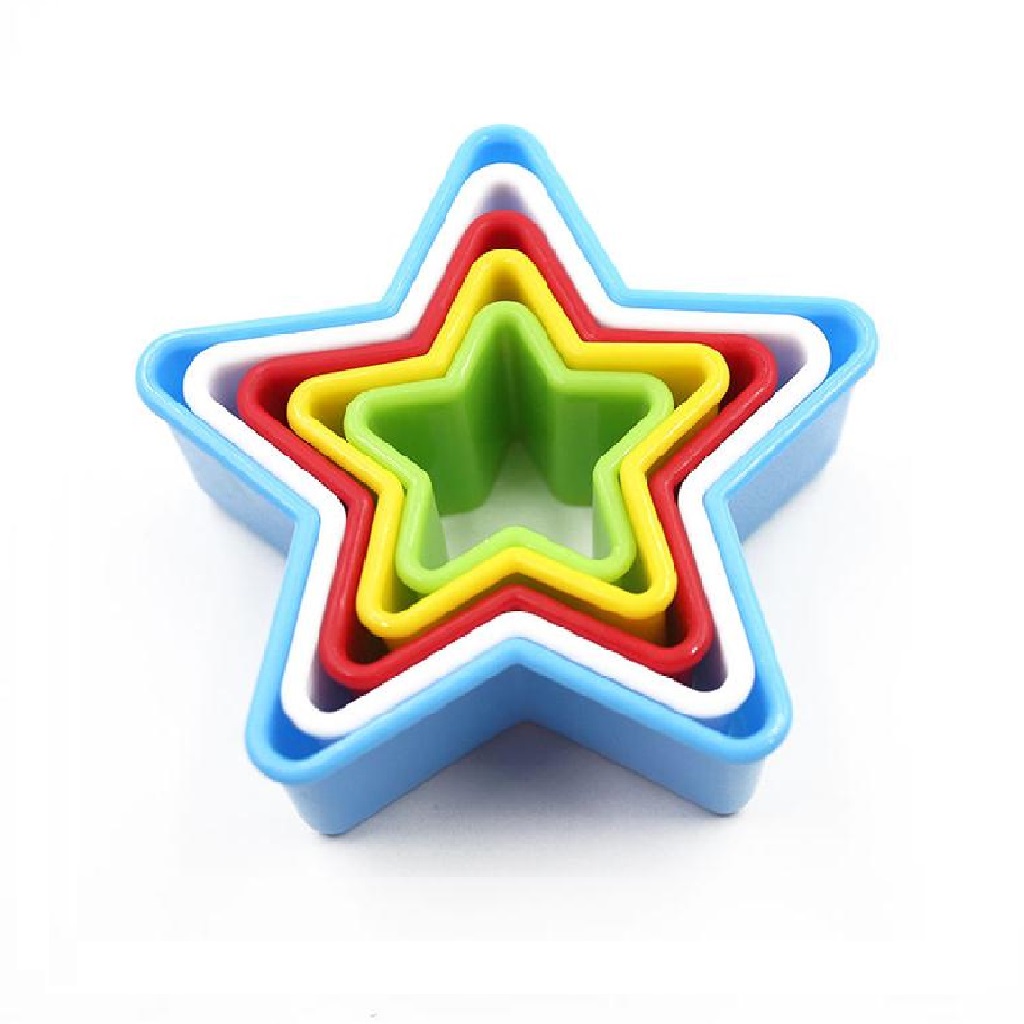 Star Plastic Cookie Cutter | Cupcake Cookie Cutter | Cake Mold Biscuit Fondant DIY | Fondant Cutter
