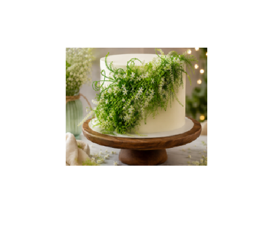 Green Cake Fillers | Golden Cake Fillers for Decoration | Cake Decor Accessories