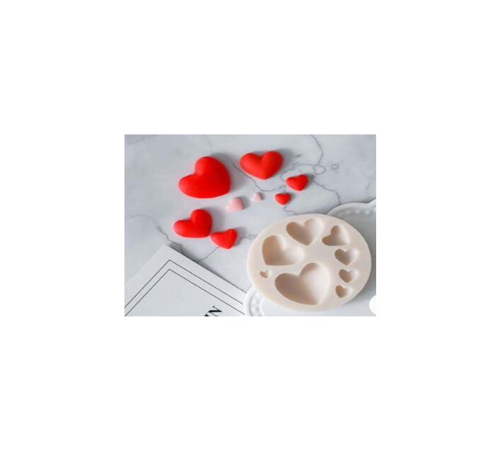 Heart Fondant Moulds | Silicone Fondant Molds |