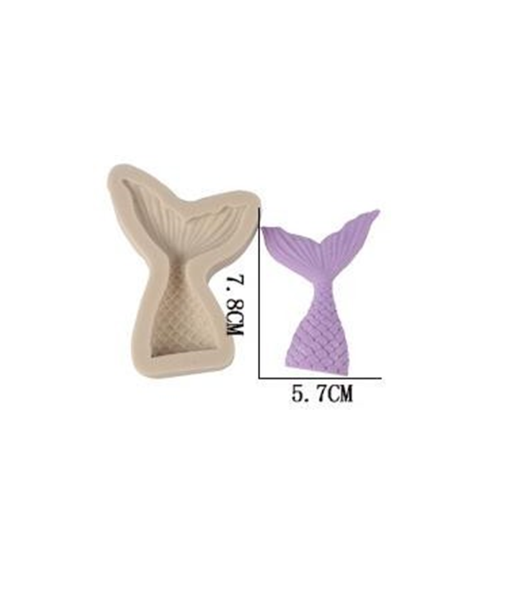 Silicone Fish Tail Fondant Moulds | Silicone Fish Fondant Molds | Fish Tail Moulds