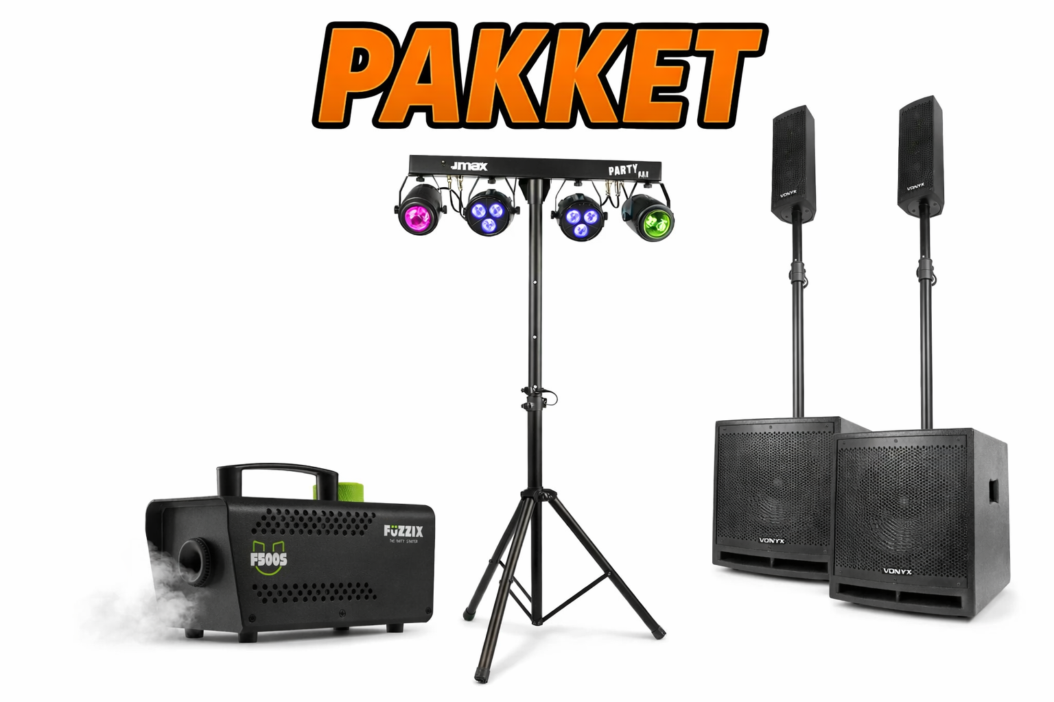 PAKKET LICHT & GELUID & ROOK