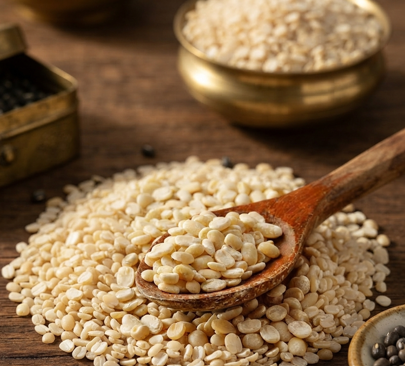 White Split Lentils (Mash Dal) ₹450/kg.