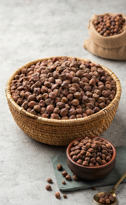 Premium Black Chickpeas ₹260/kg.