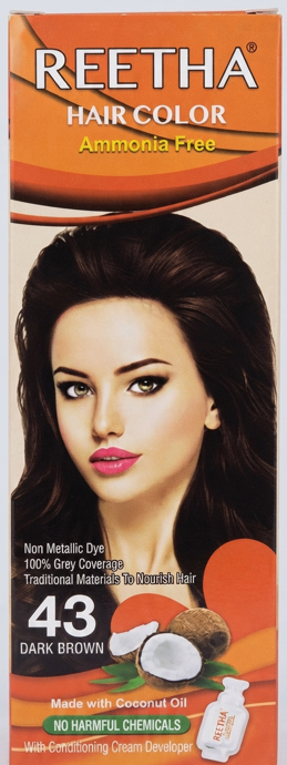 Reetha Hair Color (4.3 Dark Brown)