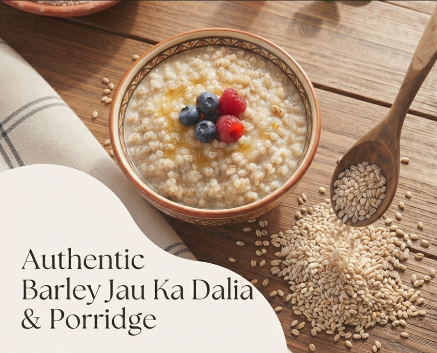 Authentic Barley Porridge (Jau Ka Dalia) – ₹400/kg.