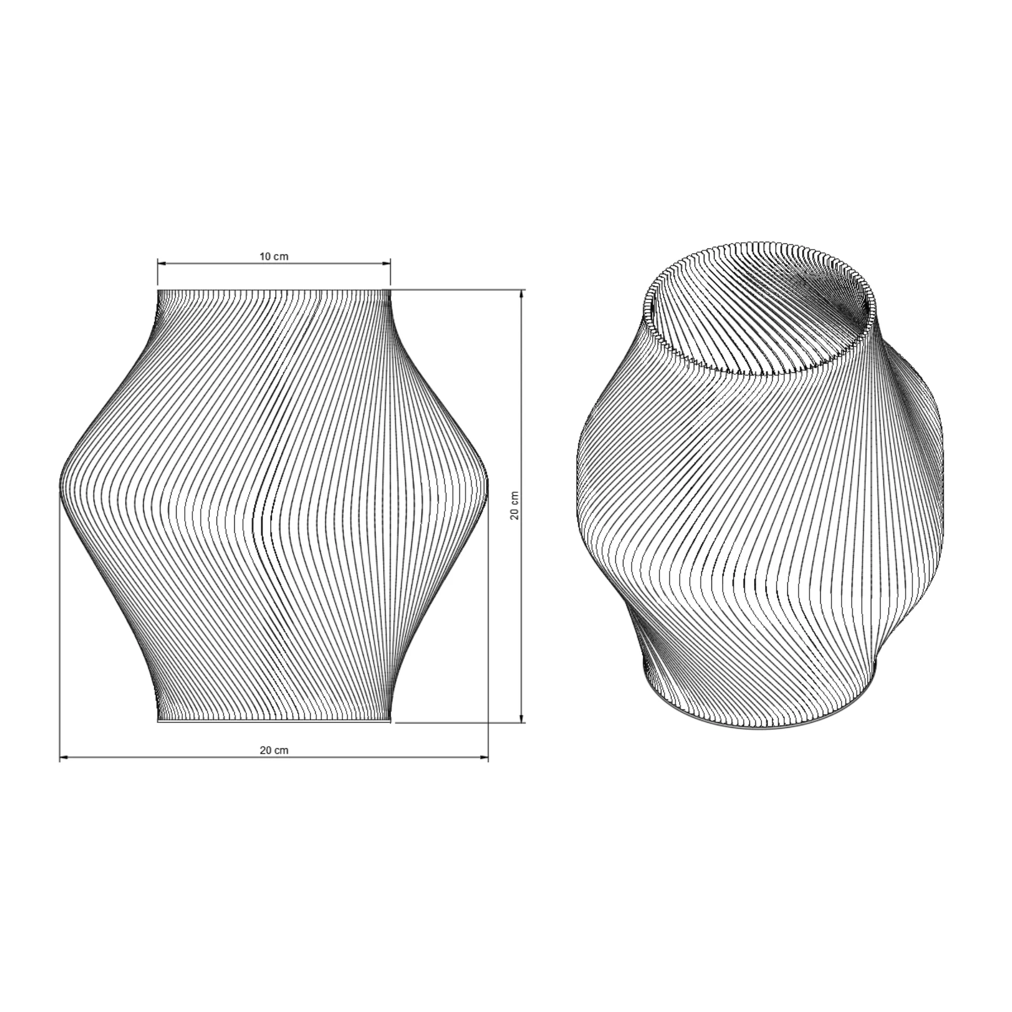 Vase Quad L