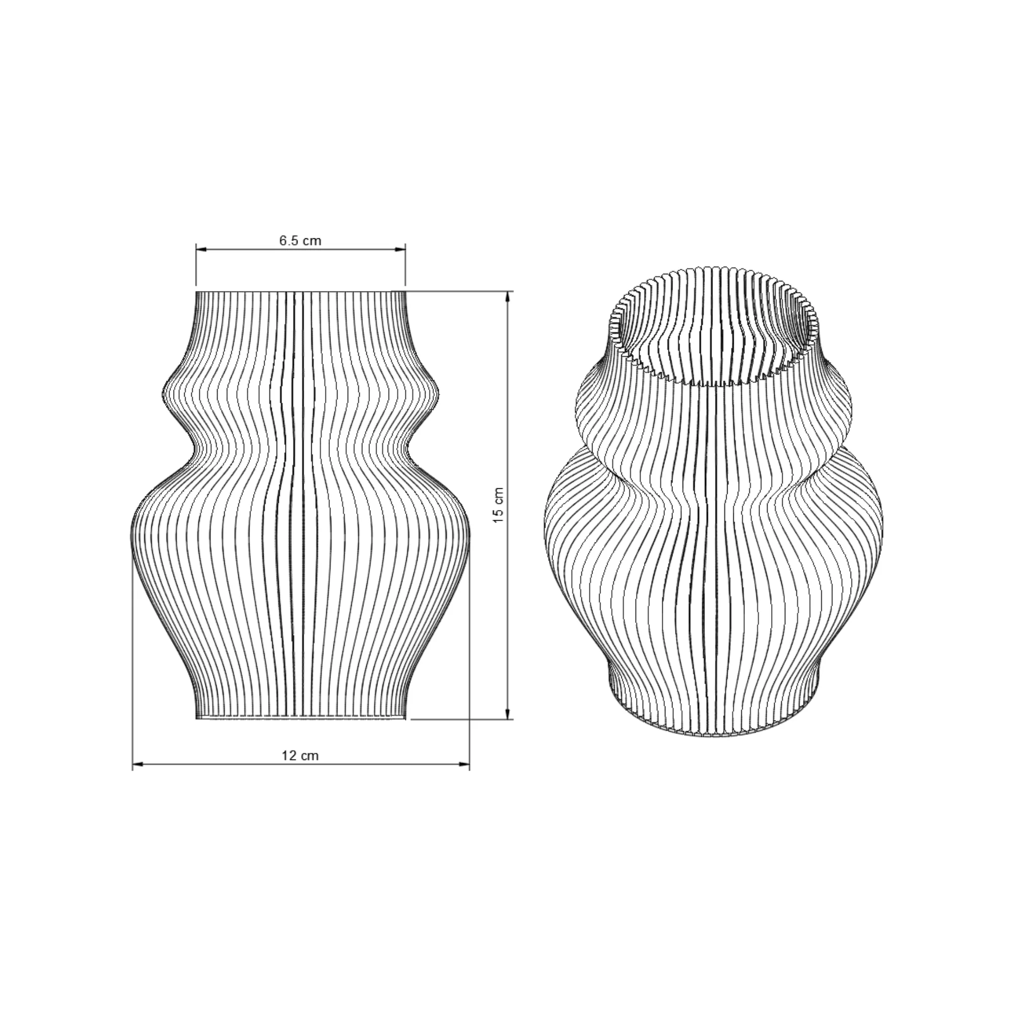 Vase Karla S