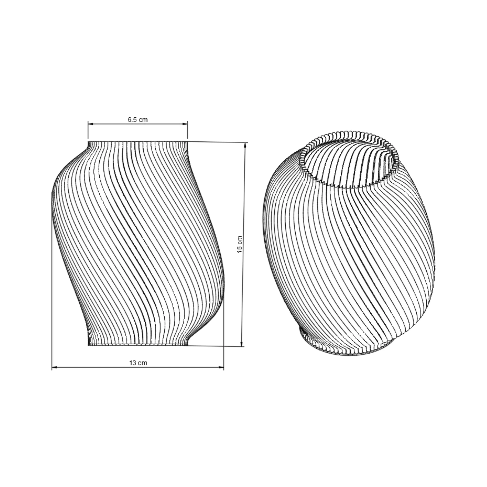 Vase Augusta S