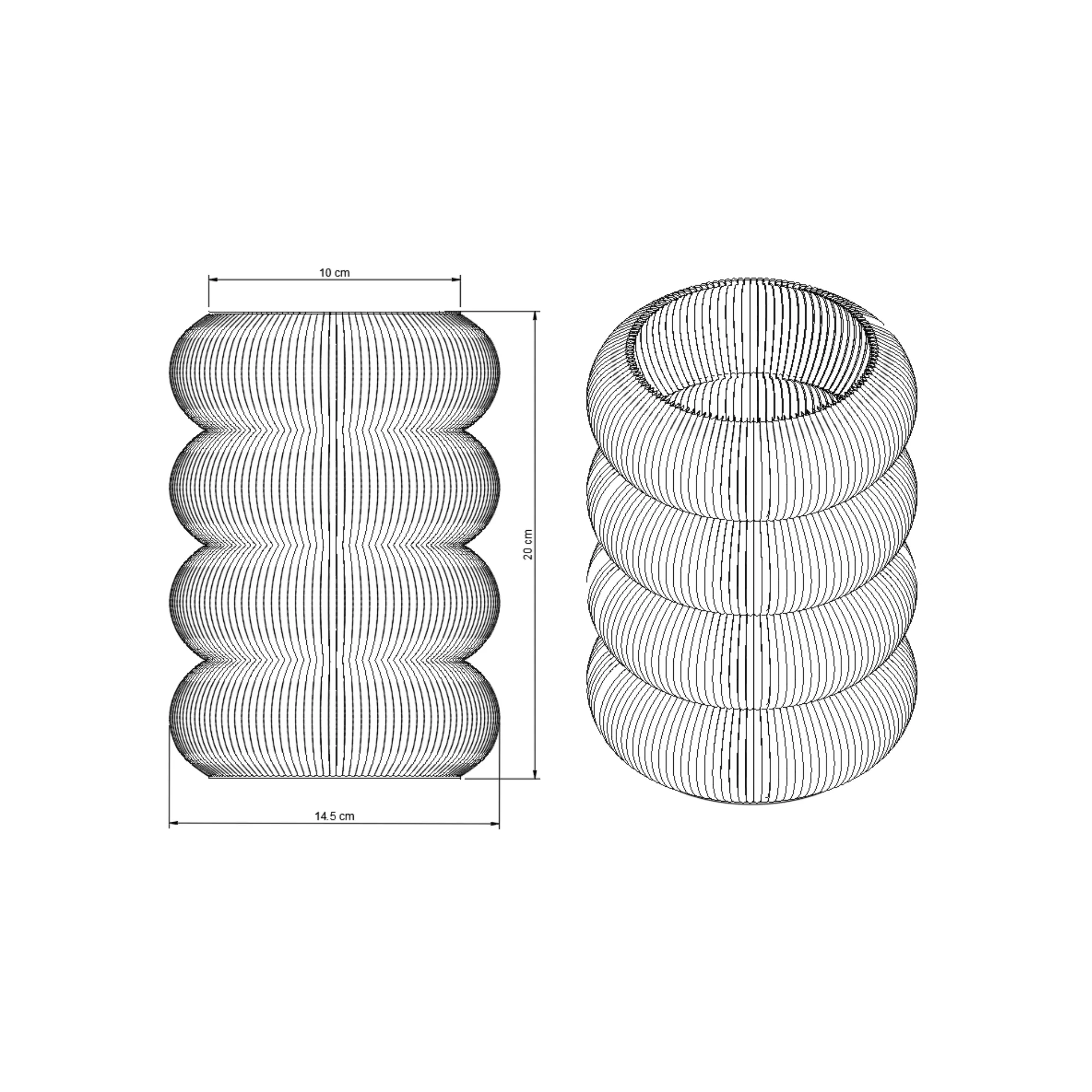 Vase Bella L