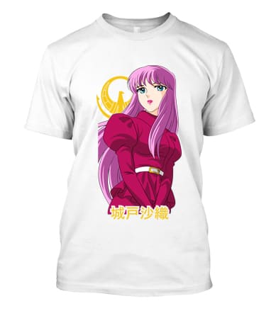 Camiseta Anime Chica Rosa