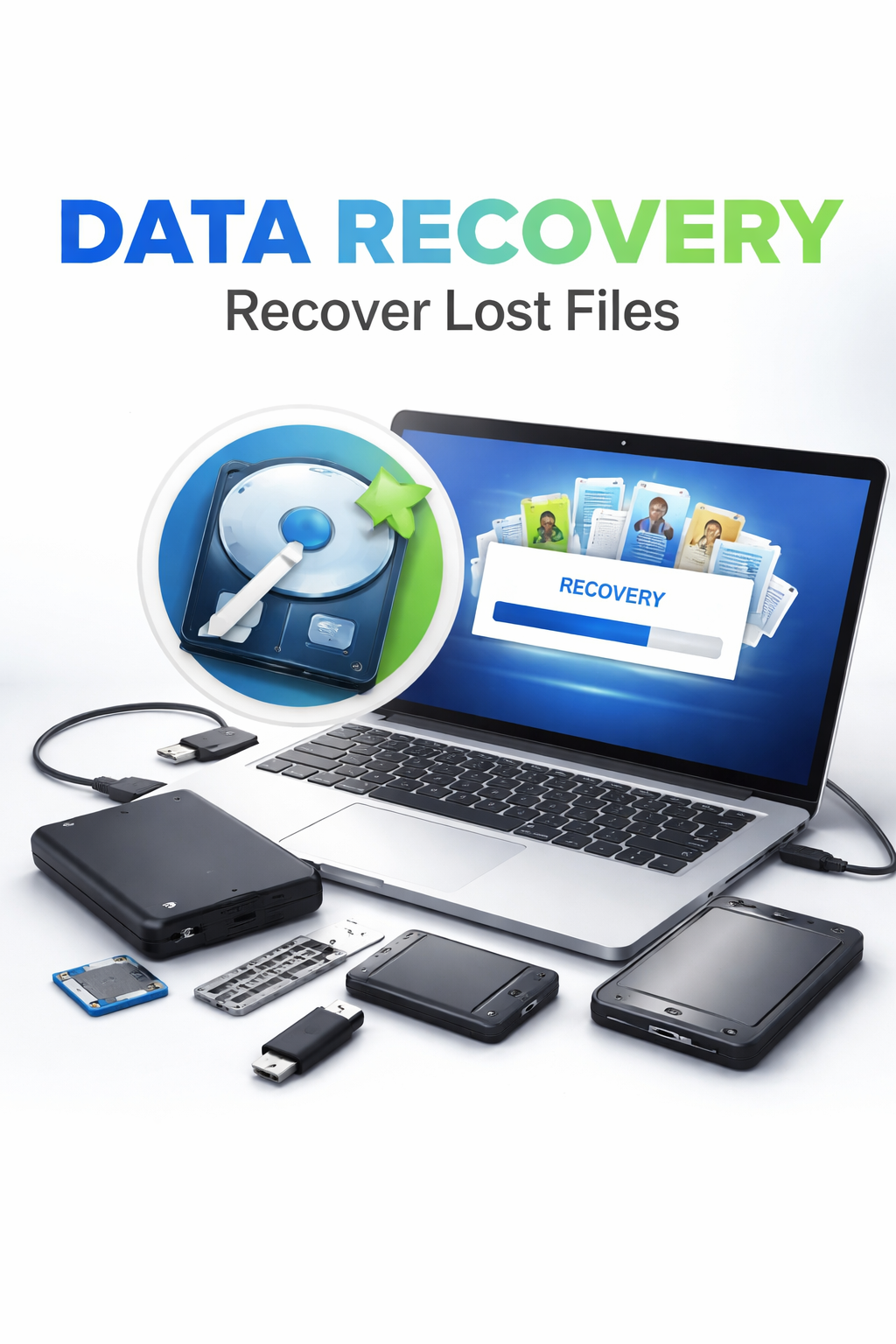 Data Recovery – Recover Lost Files (Software-Based)
