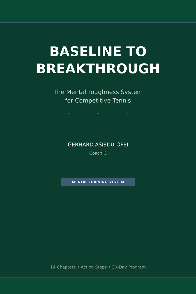 Baseline to Breakthrough: The Mental Toughness System for Competitive Tennis