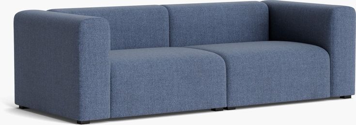 Modern Blue Fabric Sofa