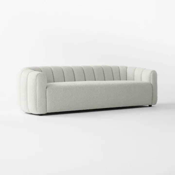 Modern Channel-Tufted Sofa