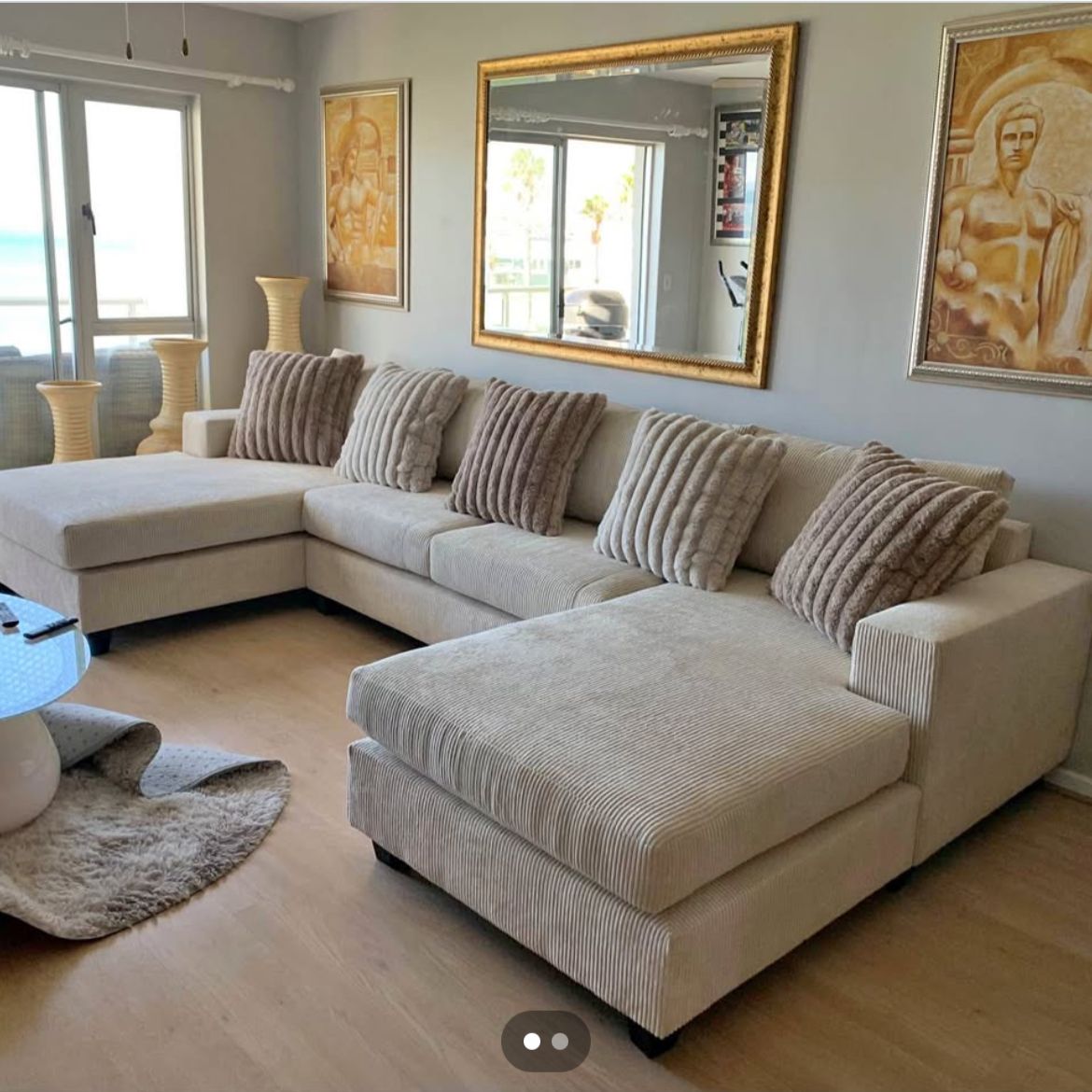 Contemporary L-Shaped Sectional Sofa