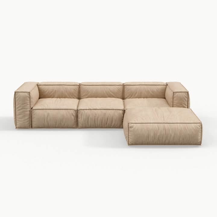 Modern Leather Sectional Sofa