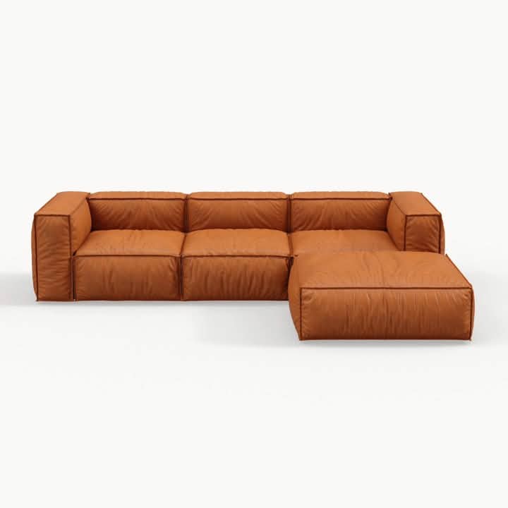 Modern Leather Sectional Sofa
