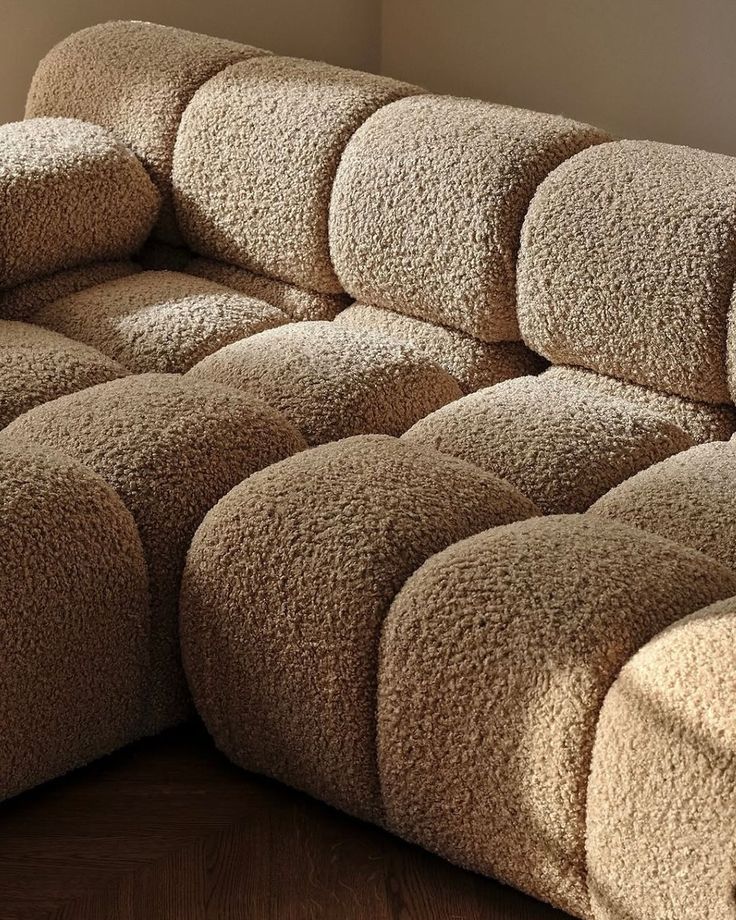 Modern Bouclé Modular Sofa