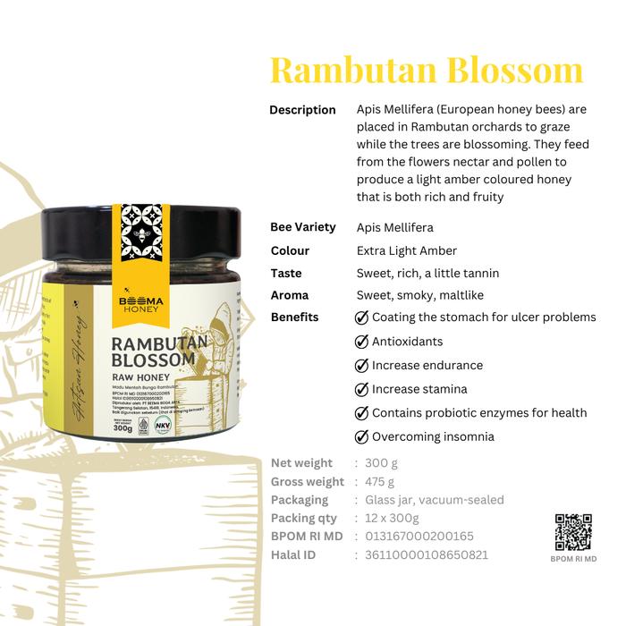 Beema Honey Madu Rambutan Blossom 300g