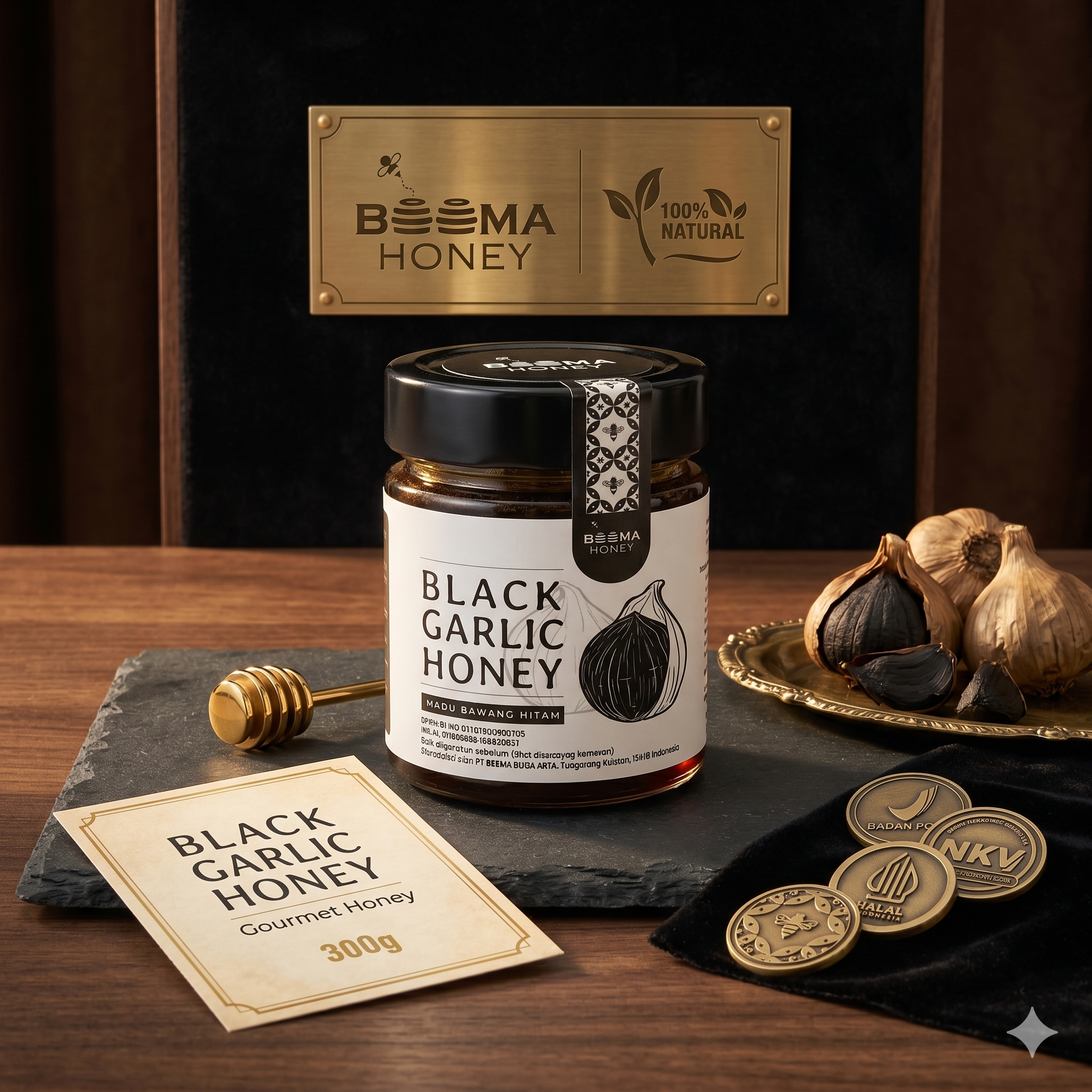 Beema Honey Madu Black Garlic 300g