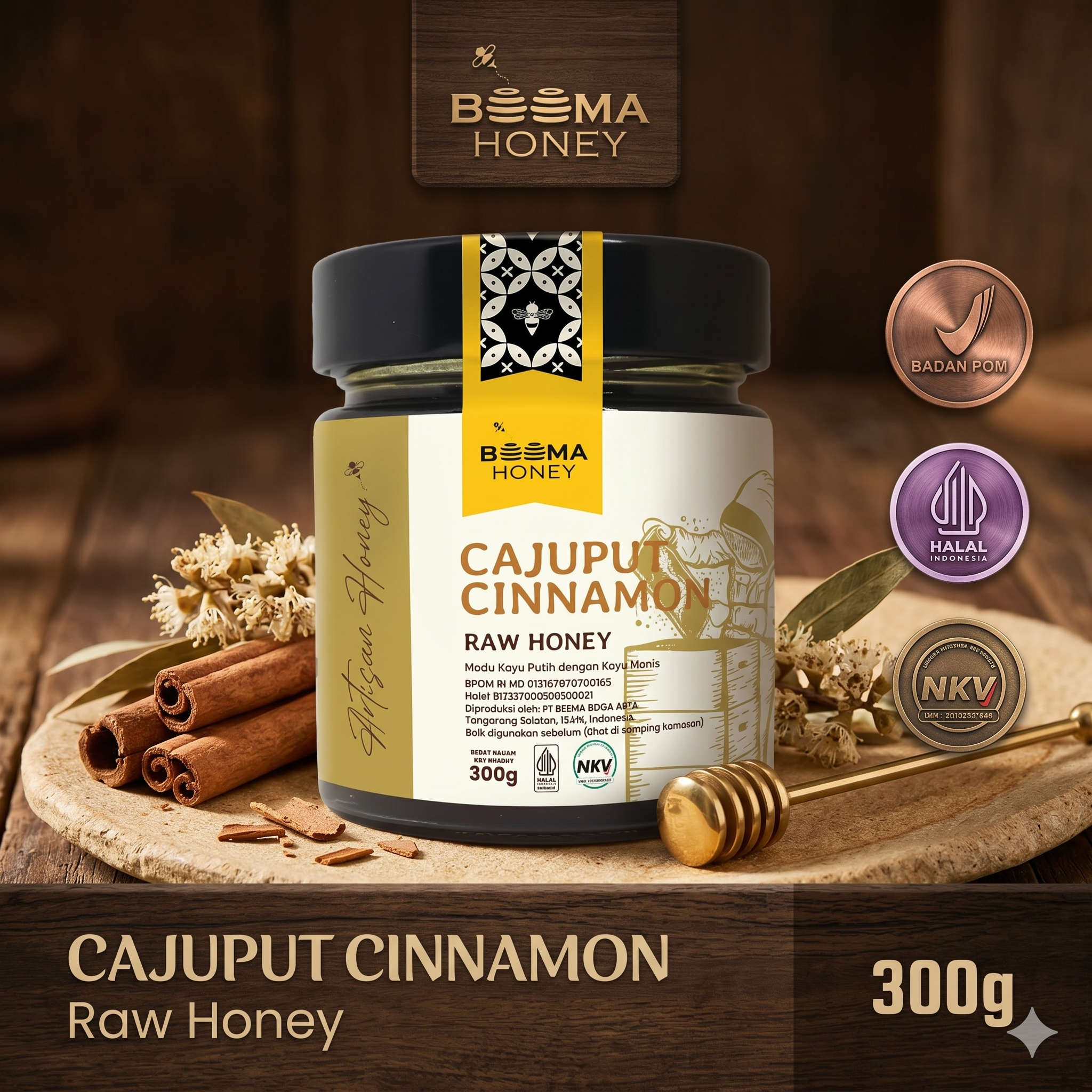 Beema Honey Madu Cajuput Cinnamon 300g
