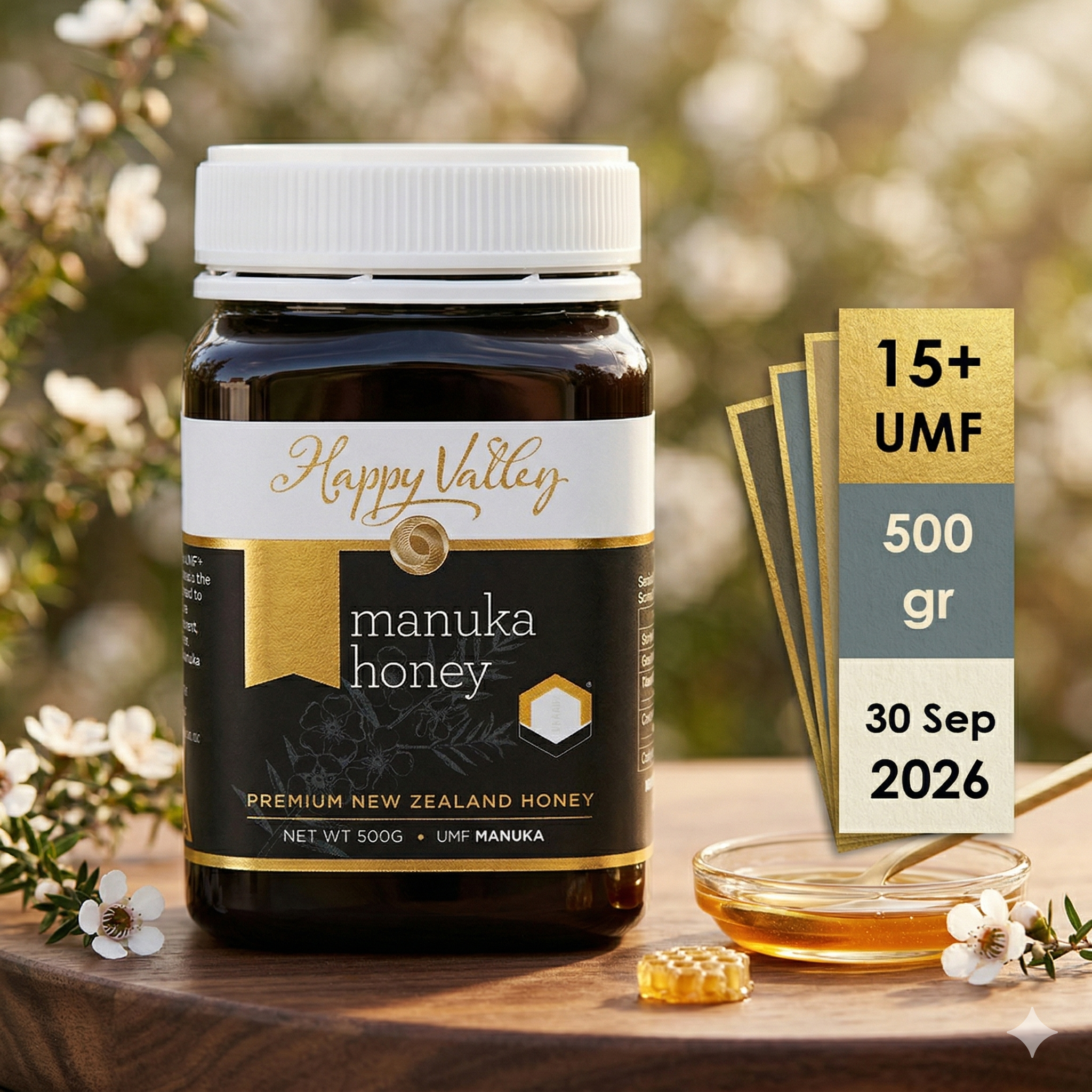 Happy Valley Manuka Honey Madu UMF 15+ 500gr