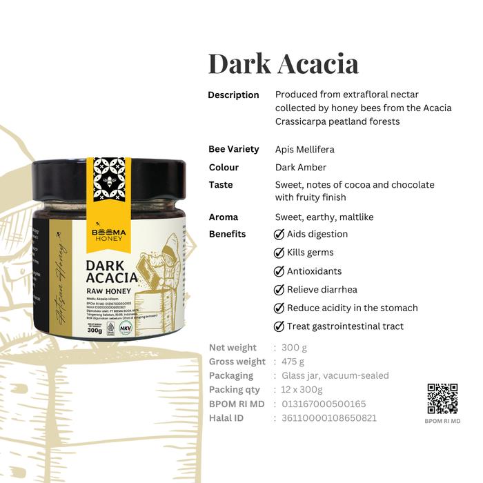 Beema Honey Madu Dark Acacia 300g