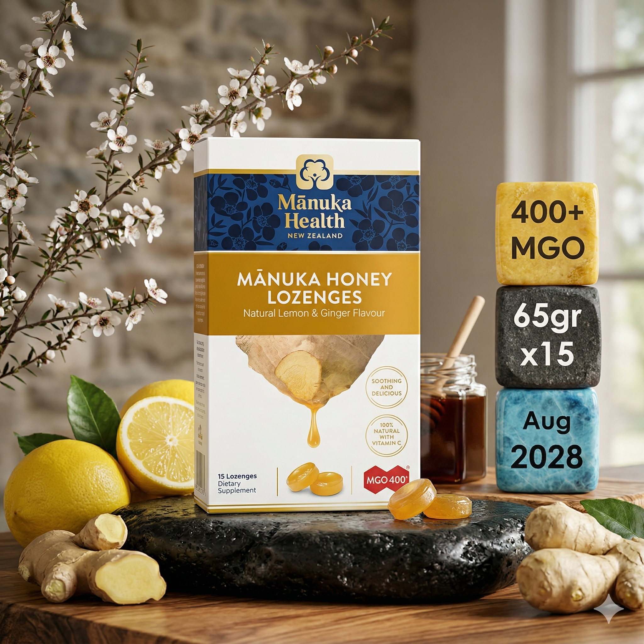 Manuka Health Honey Lozenges Permen MGO 400+ 65gr