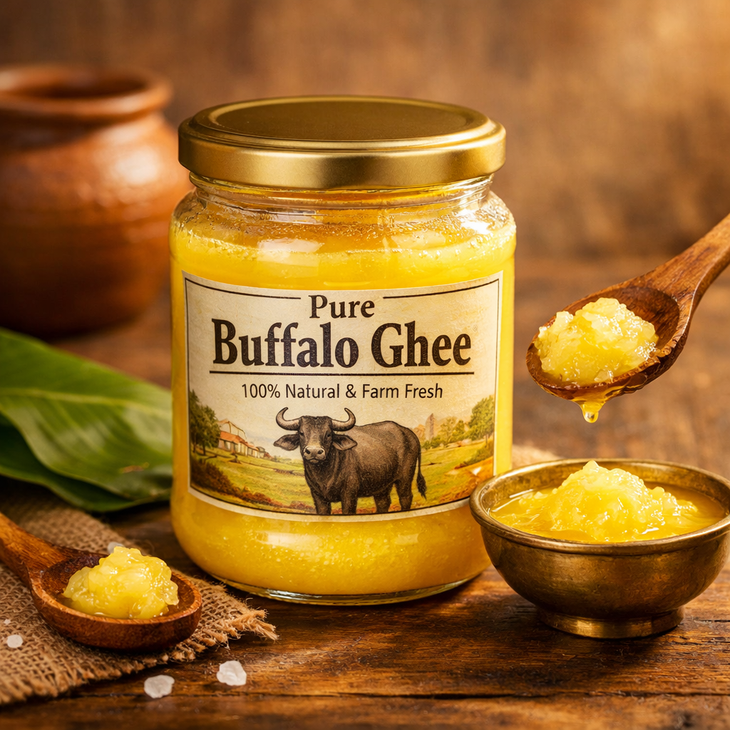 Pure Buffalo Ghee – Golden Goodness