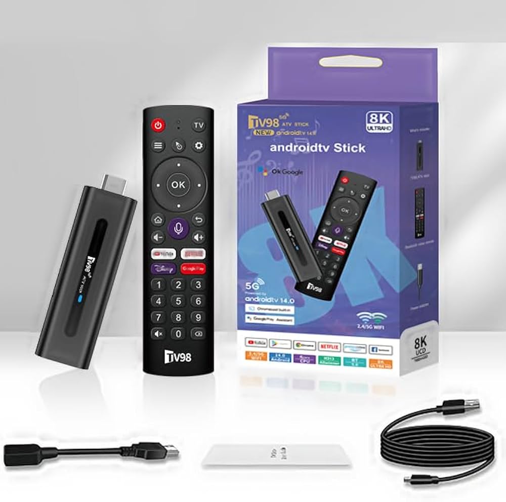 Tiv98 Android TV Stick 8K