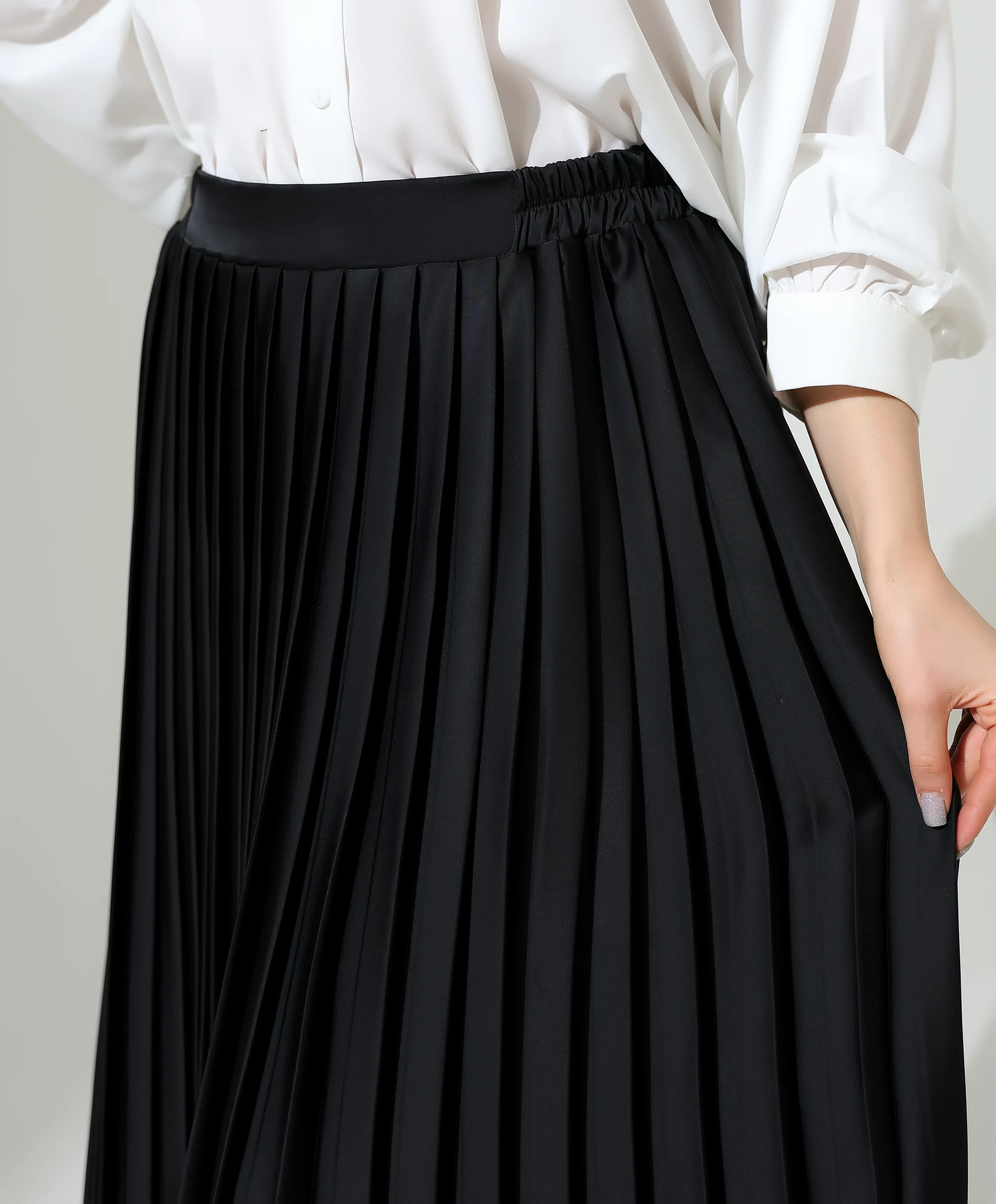 Hilal Plise Etek - Toptan