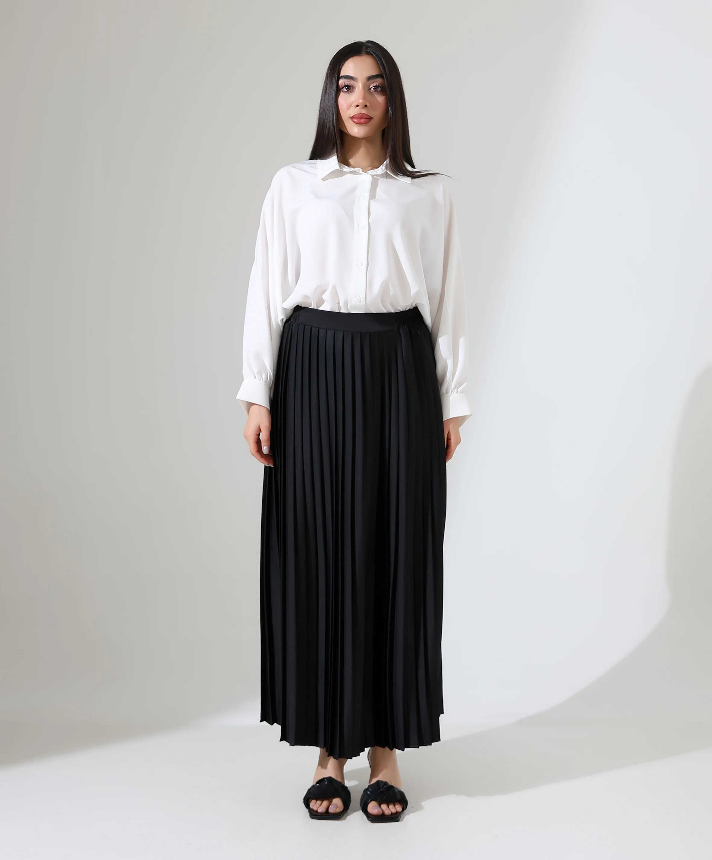 Hilal Plise Etek - Toptan