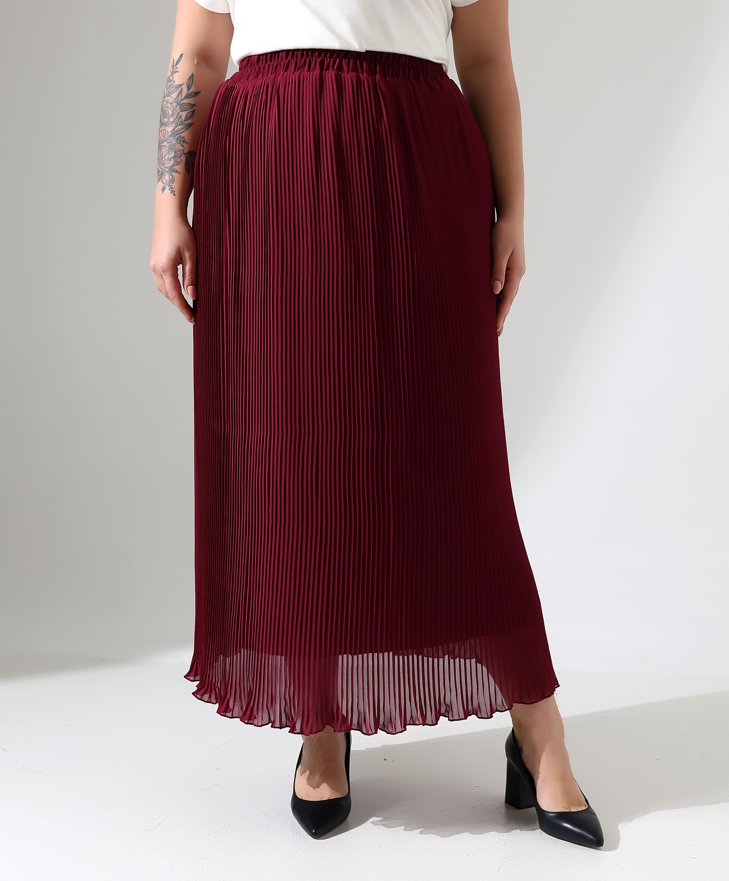 Sena Plise Etek - Toptan