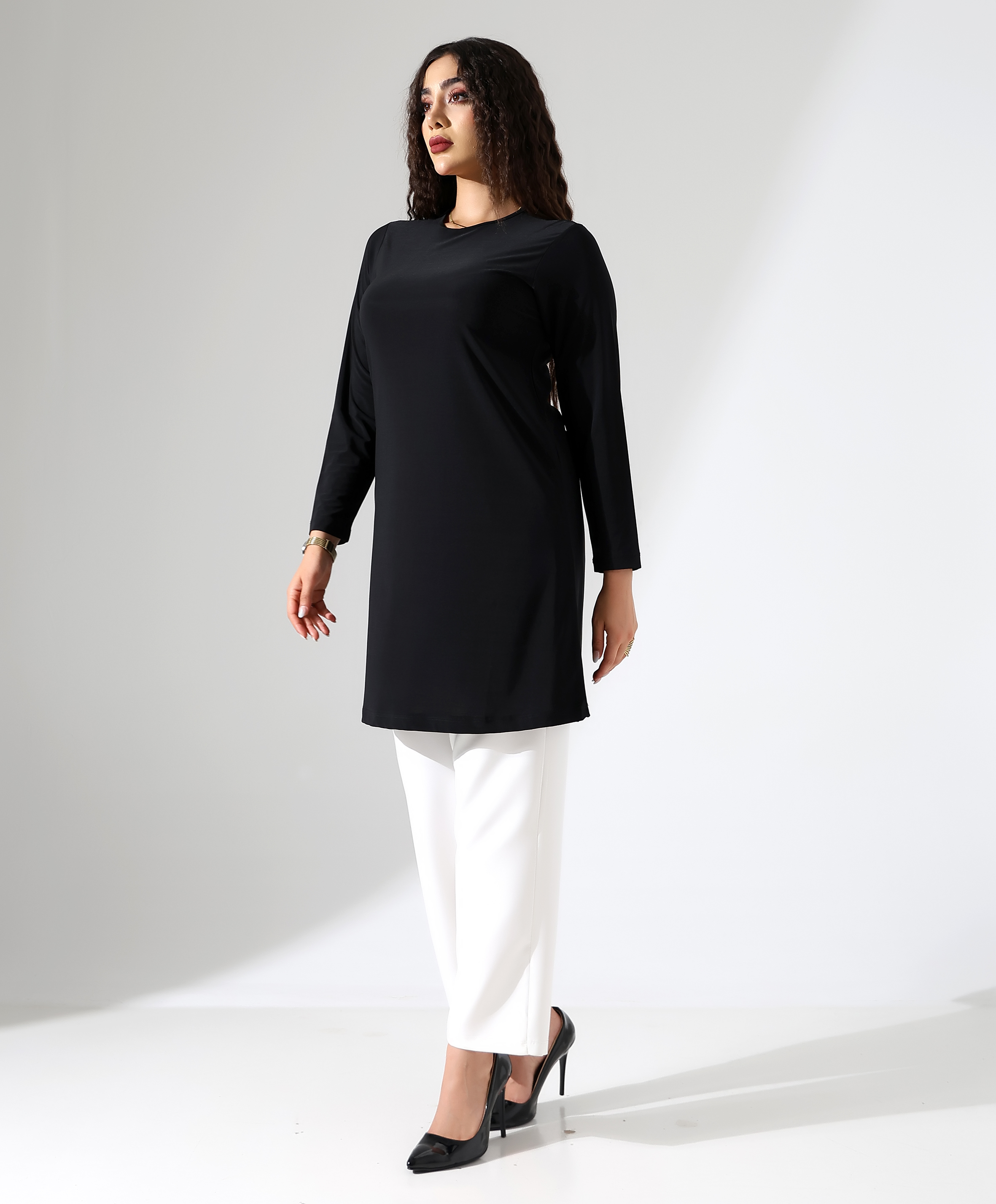 Basic Viskon Tunik - Toptan