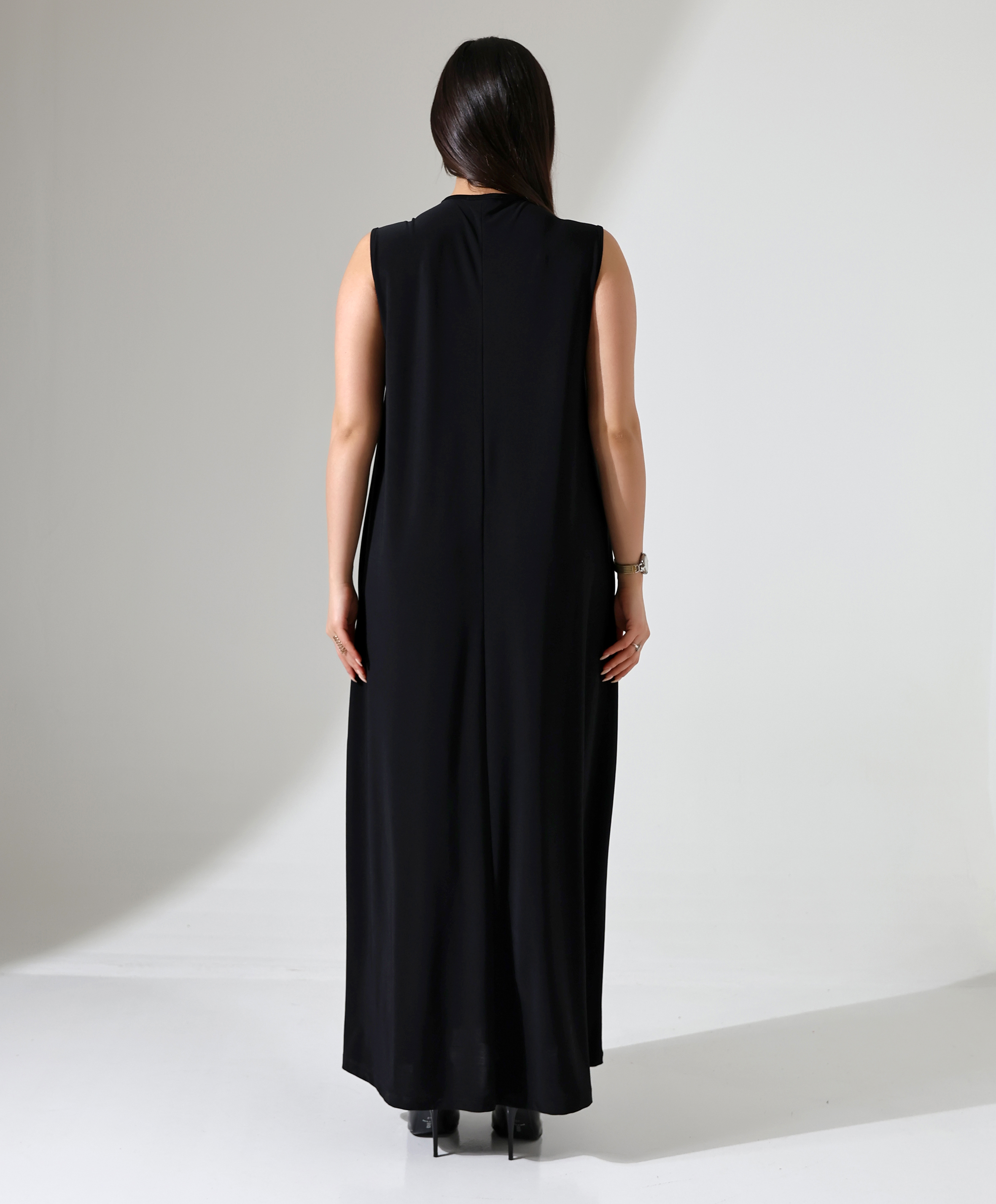 Sıfır Kol Battal Elbise - Toptan