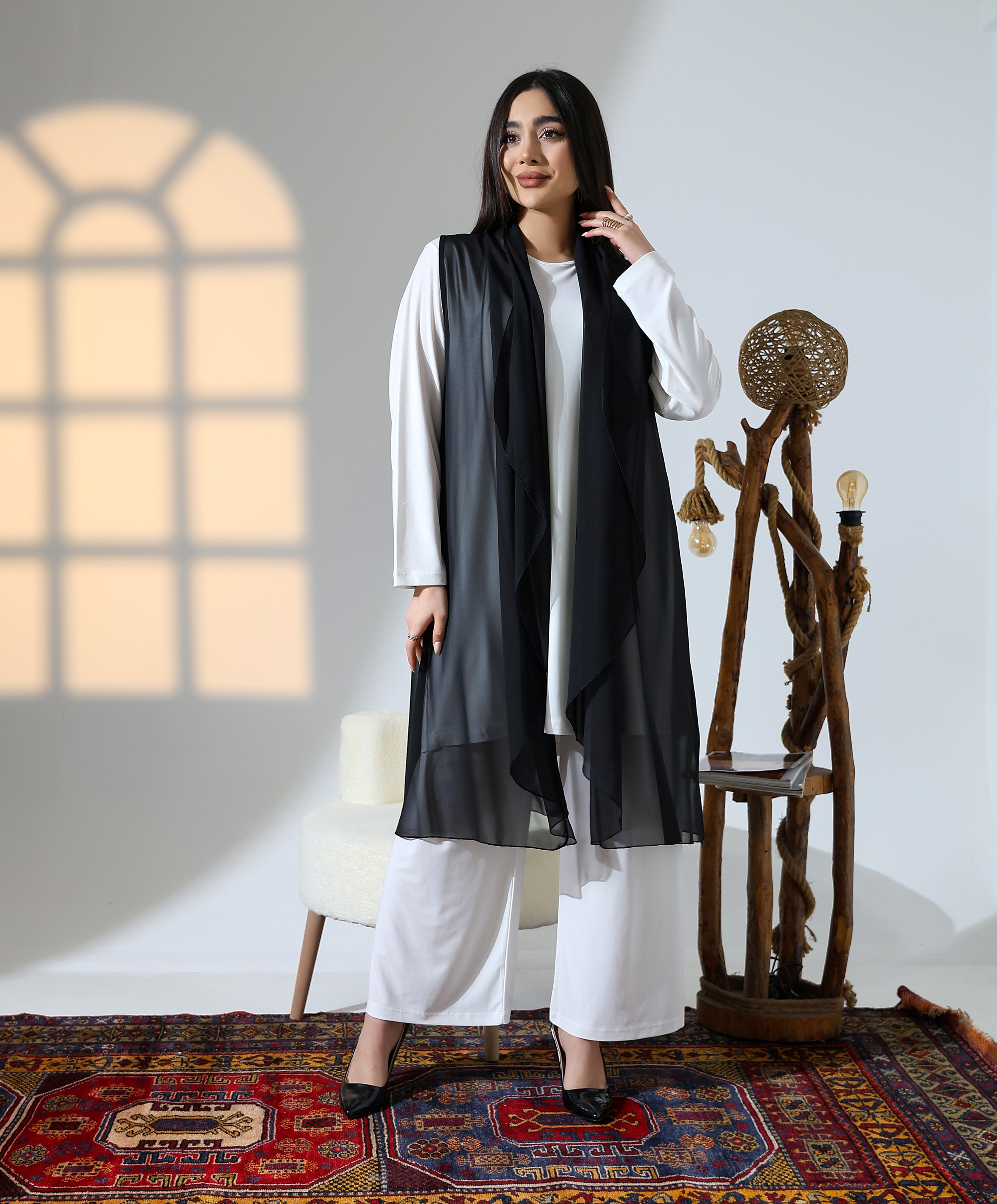 Şal Yaka Yelek - Toptan