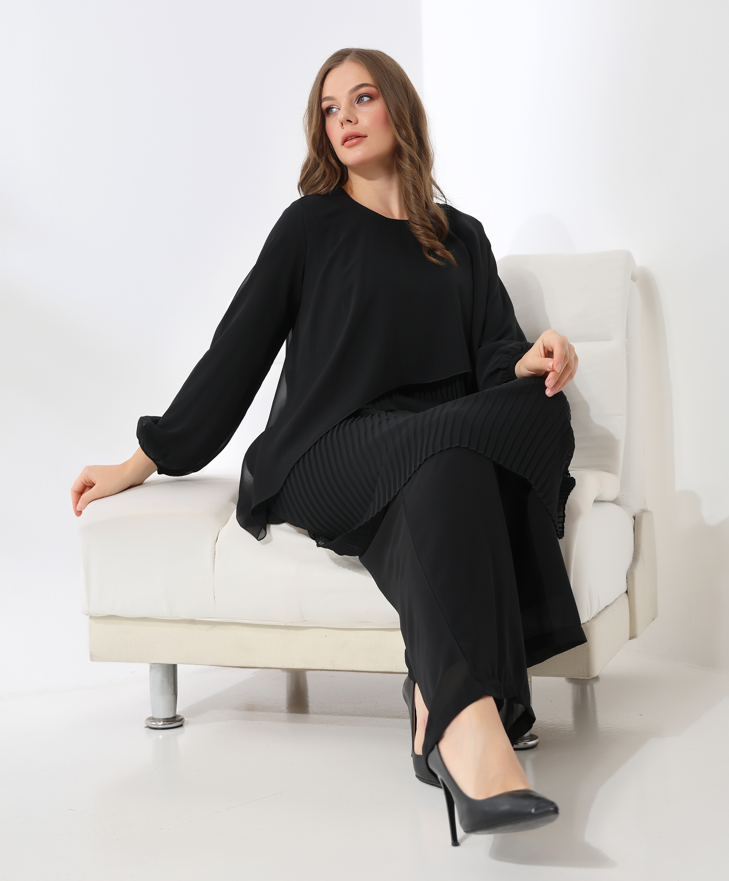 Gece Şifon Tunik - Toptan