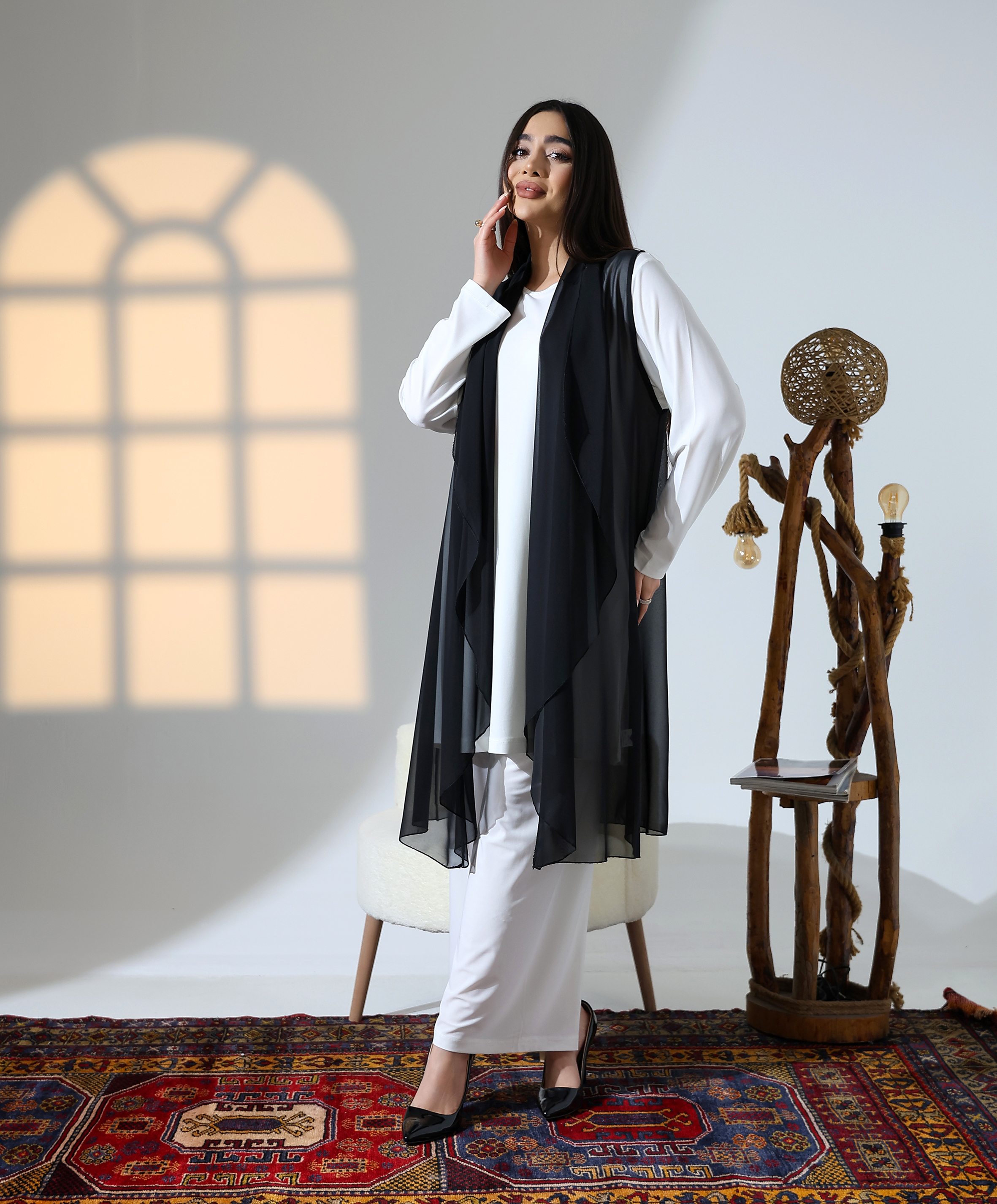 Şal Yaka Yelek - Toptan