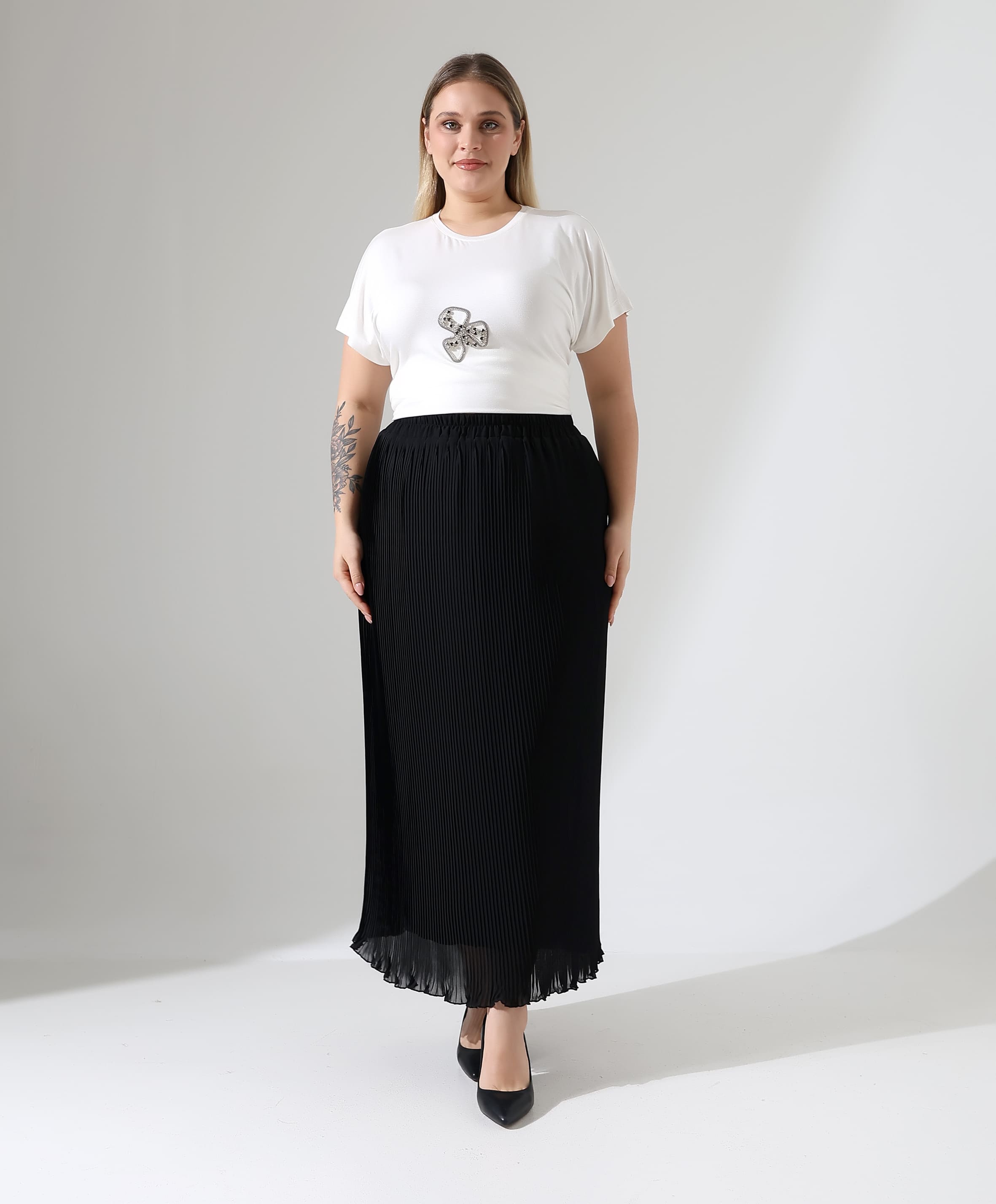 Sena Plise Etek - Toptan