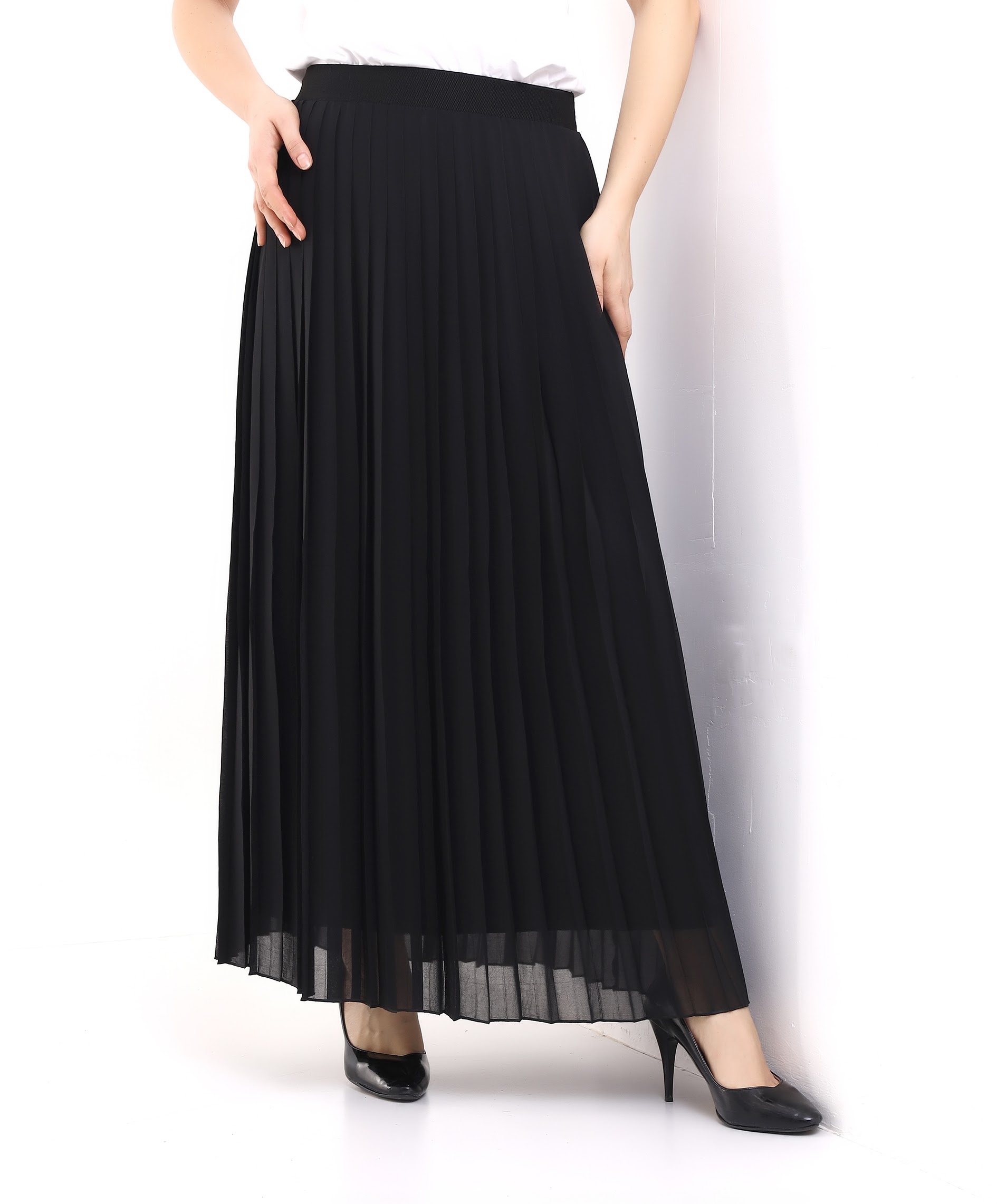 Tesettür Pilise Etek - Toptan