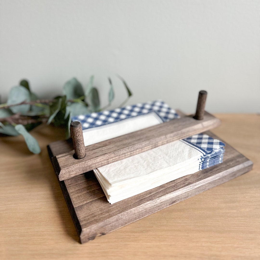 Handcrafted Wooden Napkin Holder