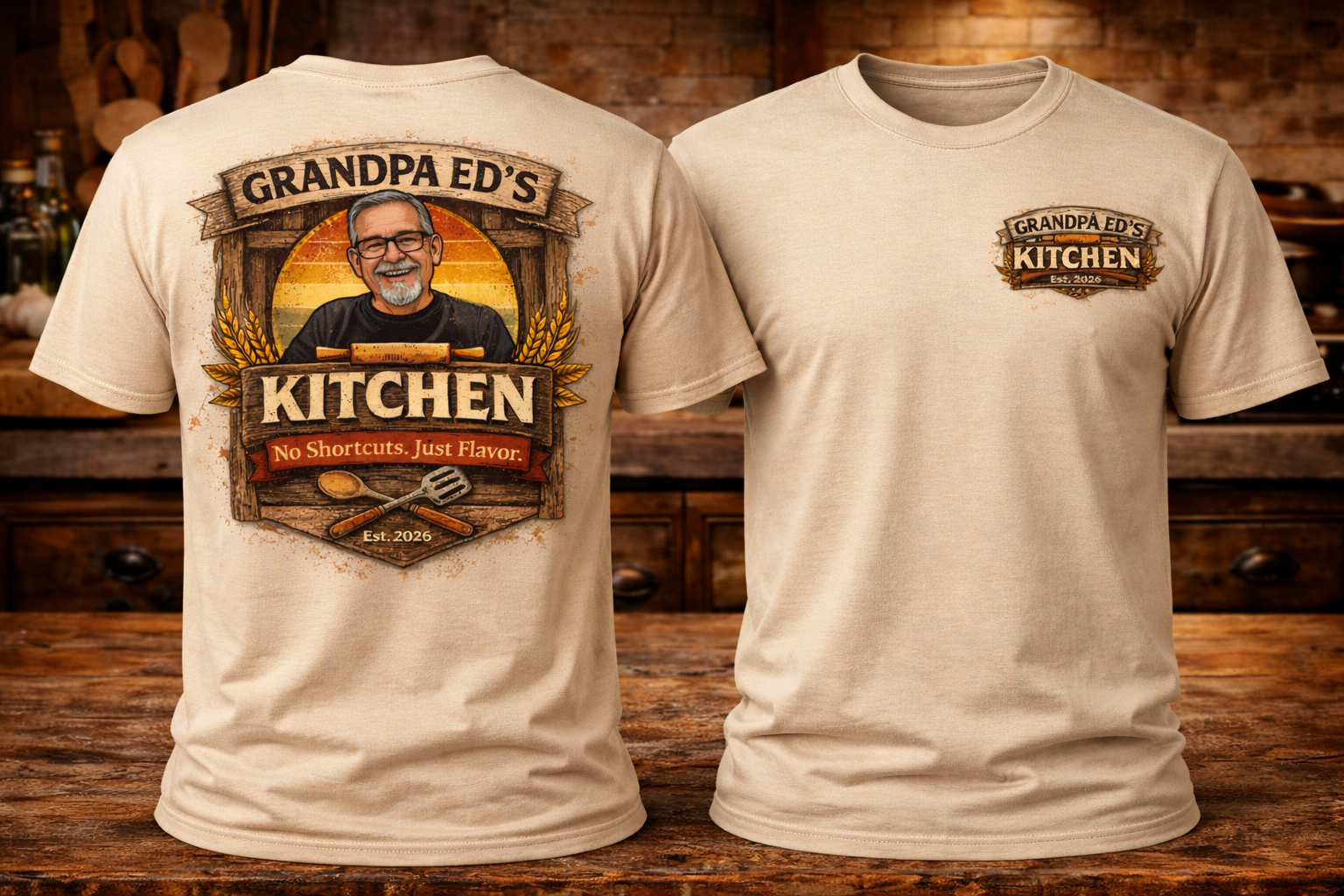 Grandpa Ed's Kitchen T-Shirt