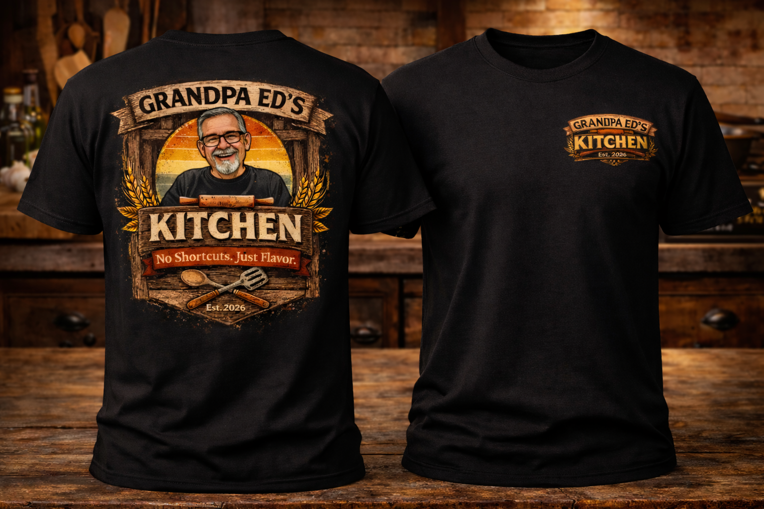Grandpa Ed's Kitchen T-Shirt